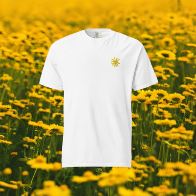 Daisy Embroidered Unisex T-Shirt