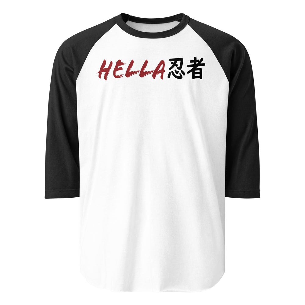 HellaNinja - 3/4 sleeve raglan shirt