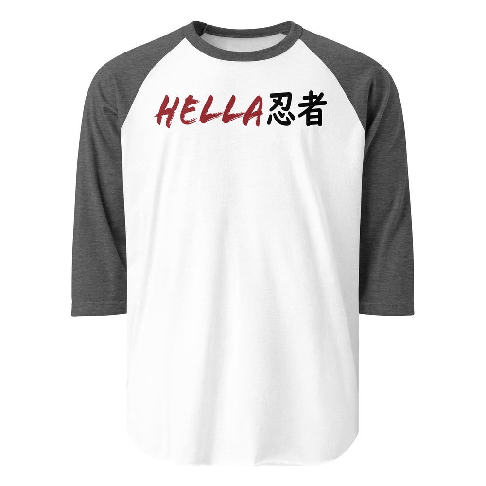 
                      
                        HellaNinja - 3/4 sleeve raglan shirt
                      
                    