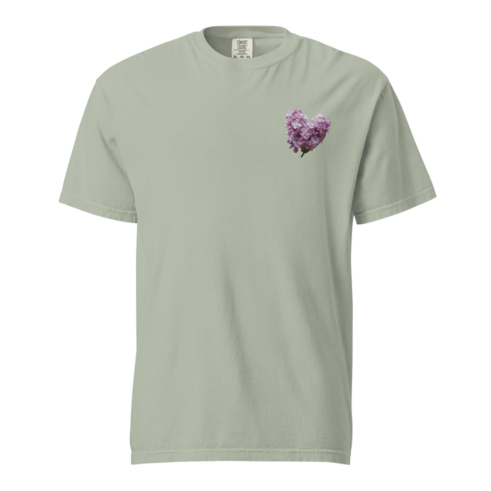 
                      
                        Lilac's Heart Embroidered  Unisex Drool Absorbent T-Shirt
                      
                    