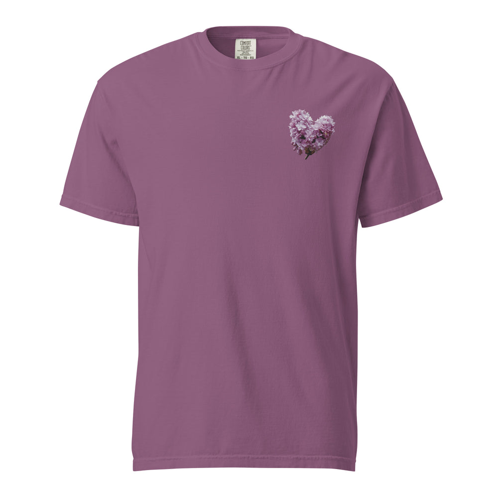 
                      
                        Lilac's Heart Embroidered  Unisex Drool Absorbent T-Shirt
                      
                    