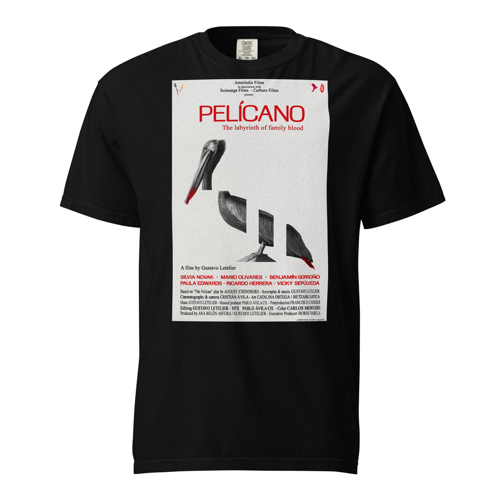 Pelícano Unisex garment-dyed heavyweight t-shirt