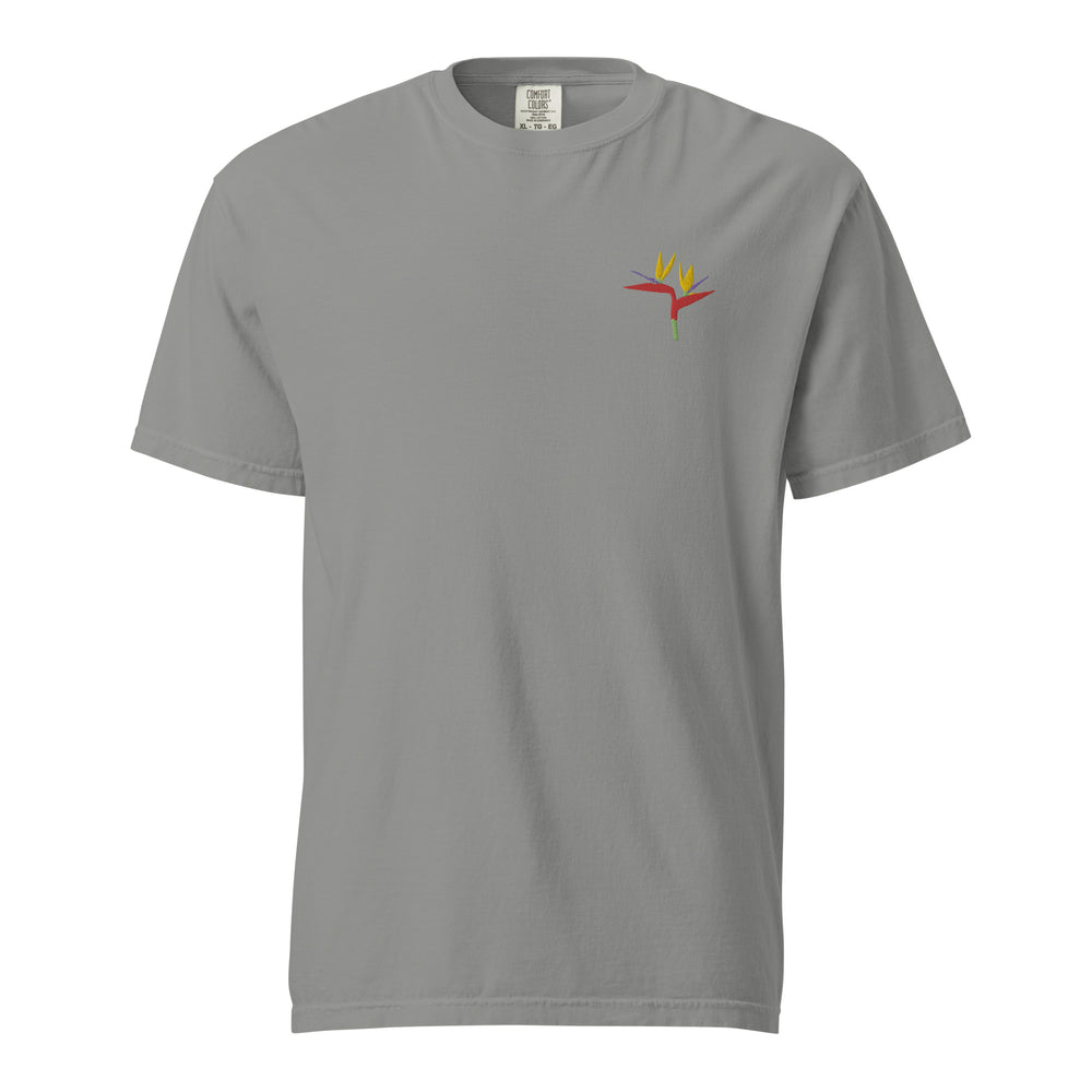 
                      
                        Bird of Paradise Embroidered Unisex Drool Absorbent T-Shirt
                      
                    