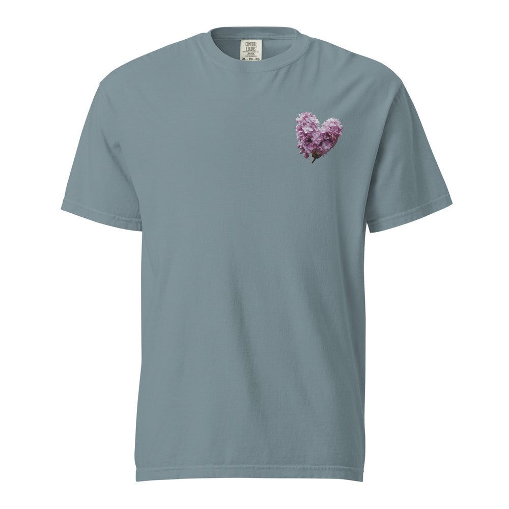 
                      
                        Lilac's Heart Embroidered  Unisex Drool Absorbent T-Shirt
                      
                    