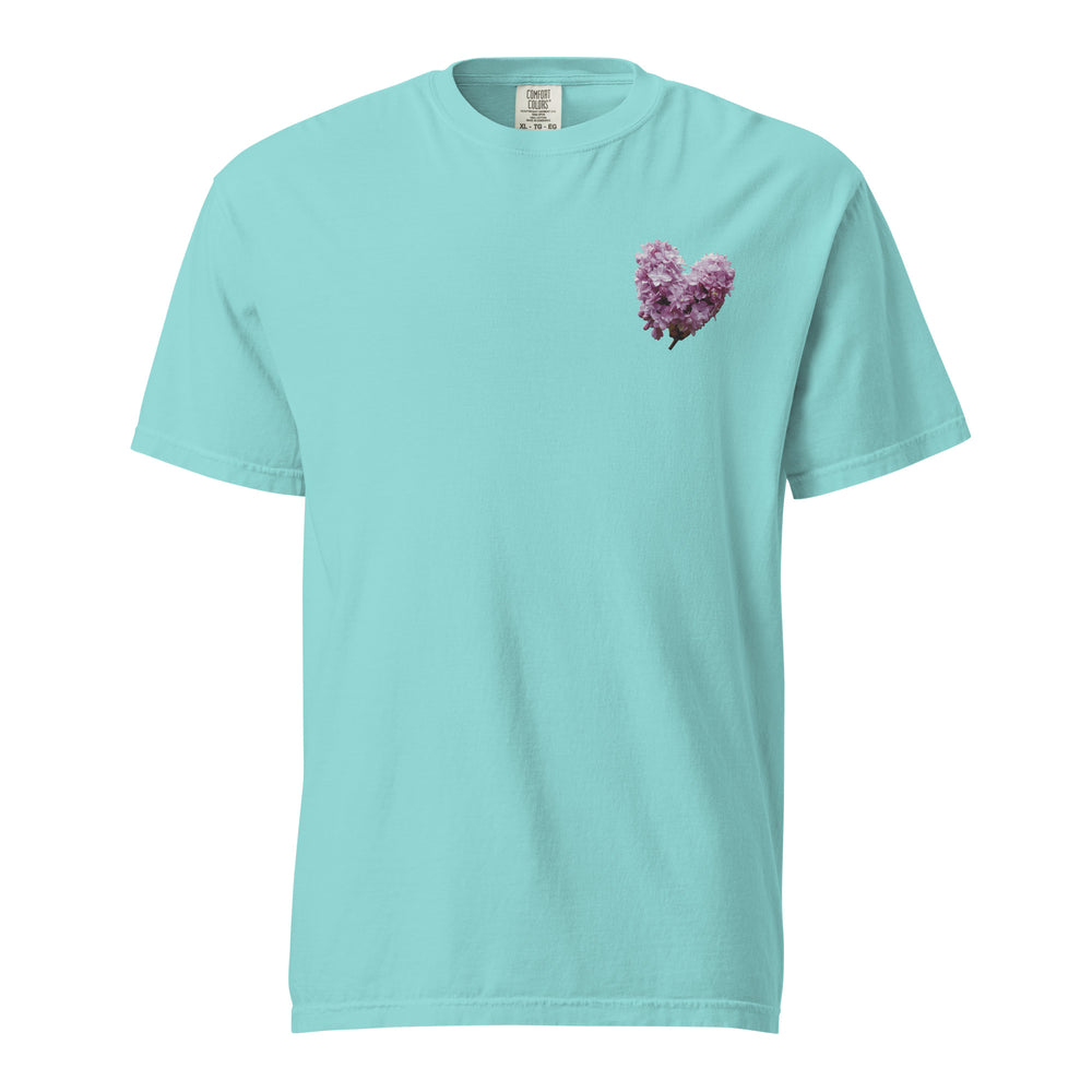 
                      
                        Lilac's Heart Embroidered  Unisex Drool Absorbent T-Shirt
                      
                    