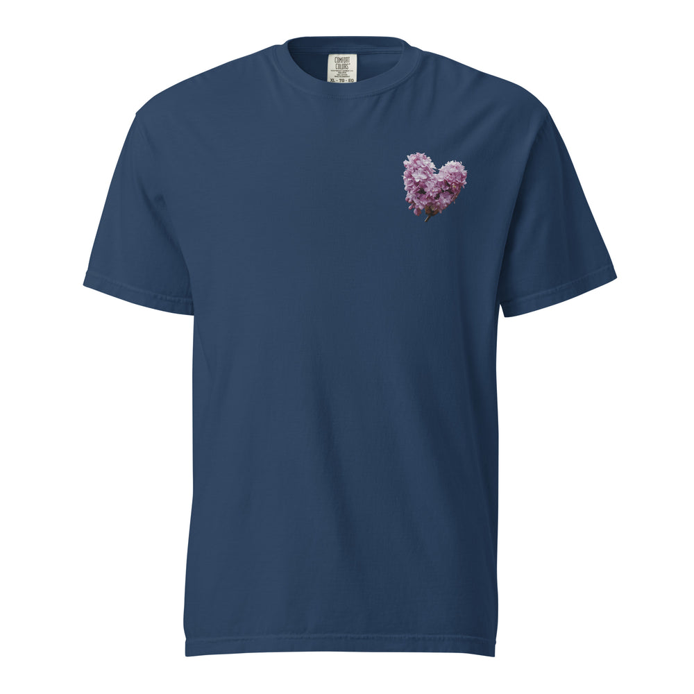 
                      
                        Lilac's Heart Embroidered  Unisex Drool Absorbent T-Shirt
                      
                    