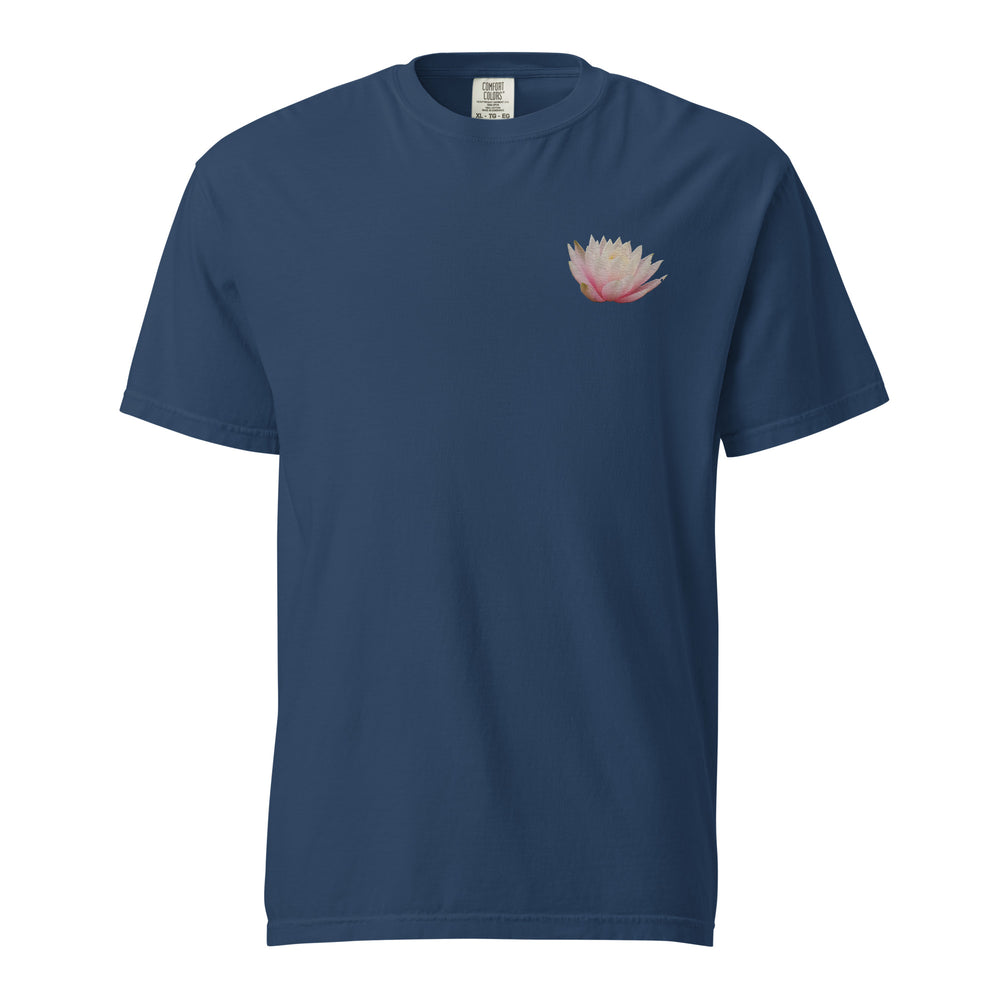 
                      
                        Lotus Embroidered Drool Absorbent Unisex T-shirt
                      
                    