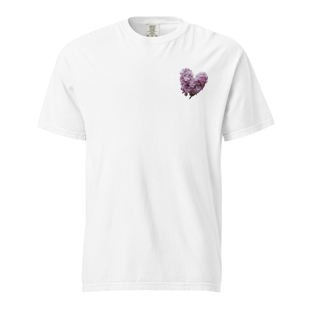 
                      
                        Lilac's Heart Embroidered  Unisex Drool Absorbent T-Shirt
                      
                    