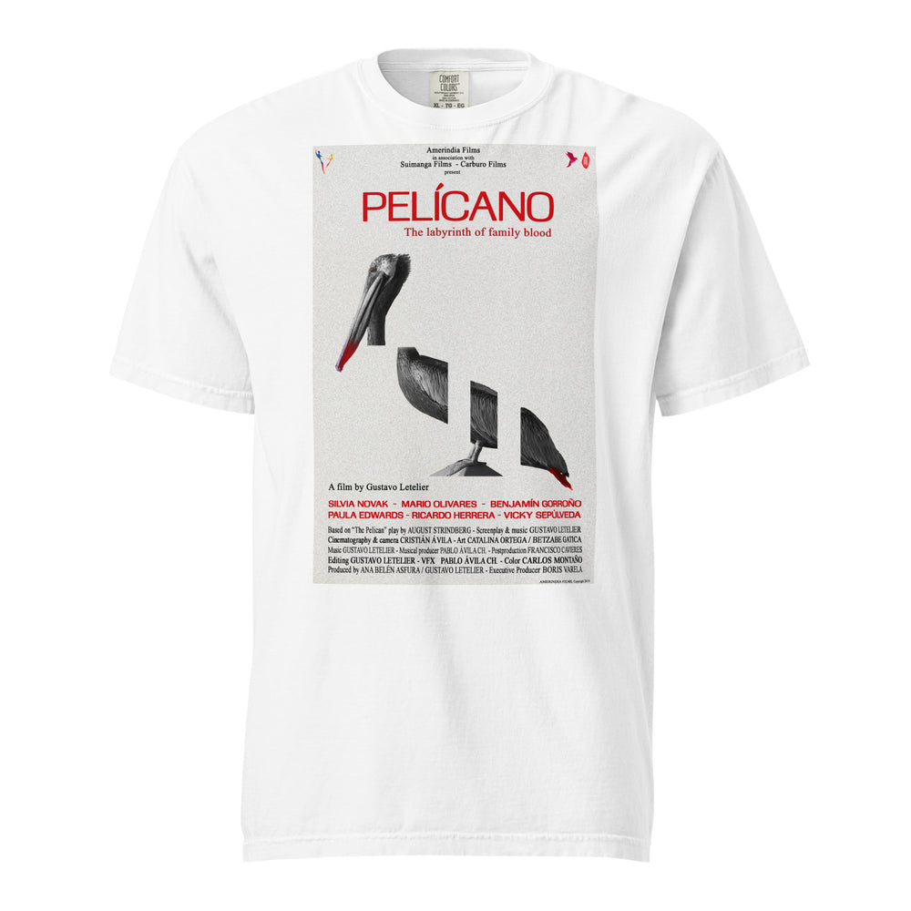 
                      
                        Pelícano Unisex garment-dyed heavyweight t-shirt
                      
                    