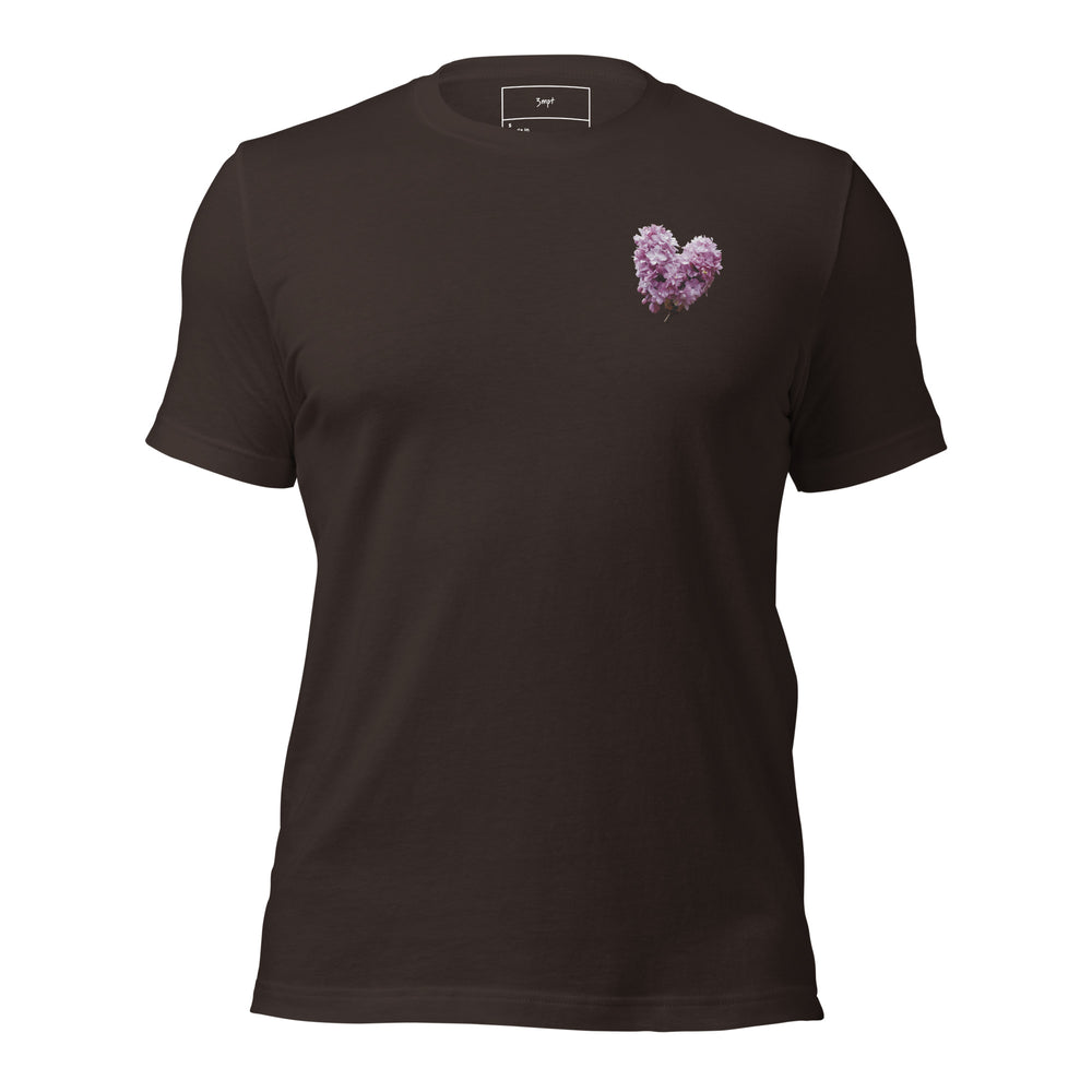 
                      
                        Lilac's Heart Embroidered  Unisex Slim-Fit T-Shirt
                      
                    