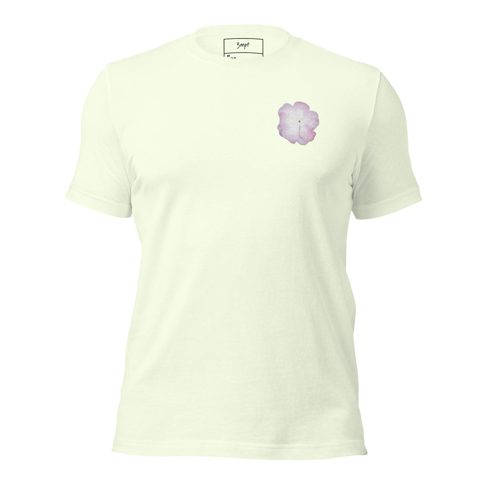 
                      
                        Camellia Embroidered Slim-Fit Unisex T-shirt
                      
                    