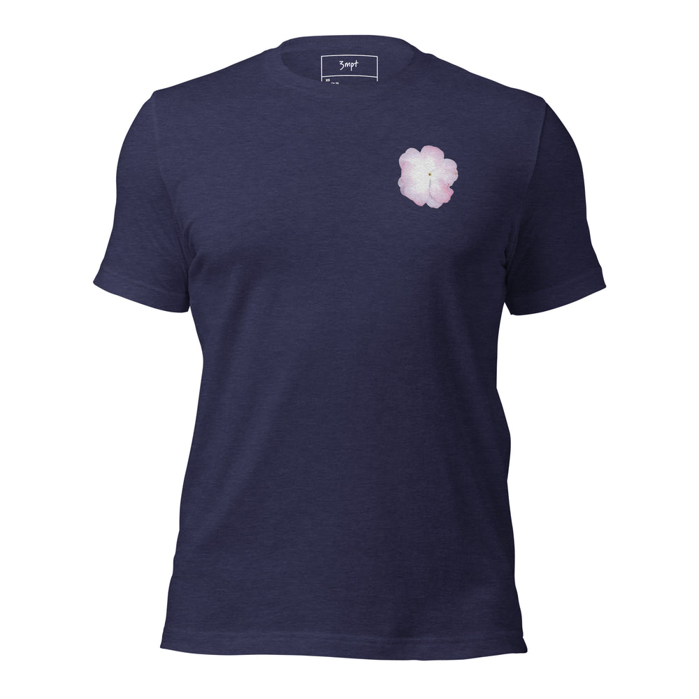 
                      
                        Camellia Embroidered Slim-Fit Unisex T-shirt
                      
                    