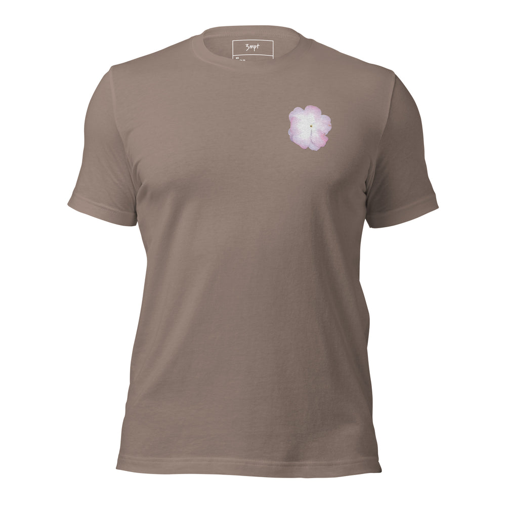 
                      
                        Camellia Embroidered Slim-Fit Unisex T-shirt
                      
                    