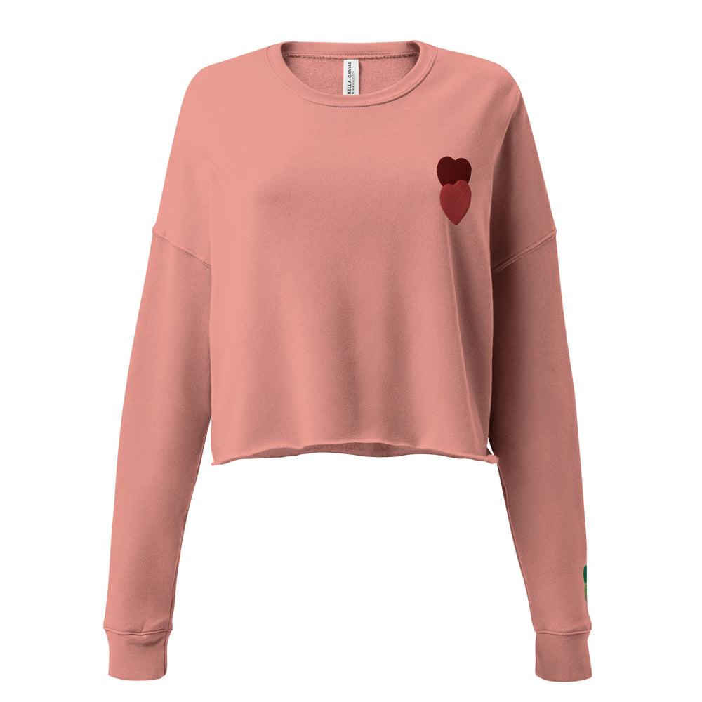 
                      
                        Heartleaf Embroidered Crop Sweatshirt
                      
                    